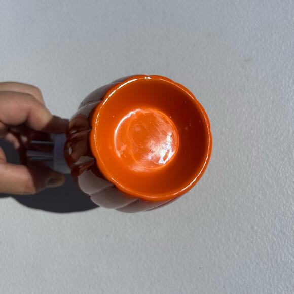 Scentsy Jack-O-Lantern Pumpkin Plug In Warmer Halloween Ceramic Orange Light - Picture 2 of 4